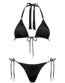 SHIMMERING SOLIDS TRIANGLE BIKINI