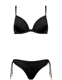 SHIMMERING SOLIDS WIRE BIKINI