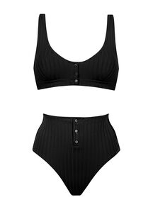 HENLEY RIB BRALETTE BIKINI
