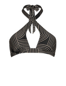 bikini top - 100 - black-tofu