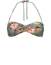 BOHO BLOSSOM BANDEAU BIKINI TOP - 113 - vintage garden