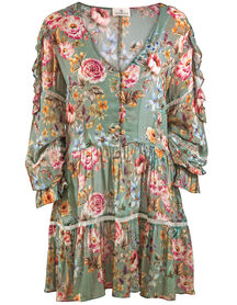 BOHO BLOSSOM TUNIC - 113 - vintage garden