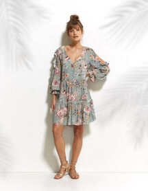 BOHO BLOSSOM TUNIC - 113 - vintage garden