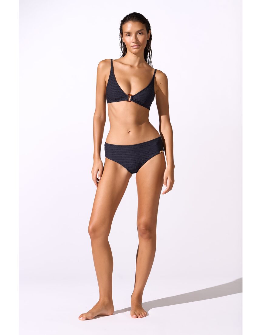 Bikini-Hose Essential Twist Soft Black