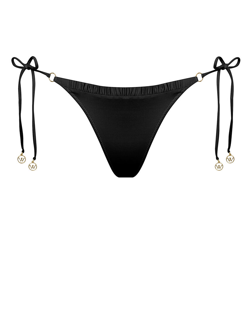 bikini slip - 053 - deep black