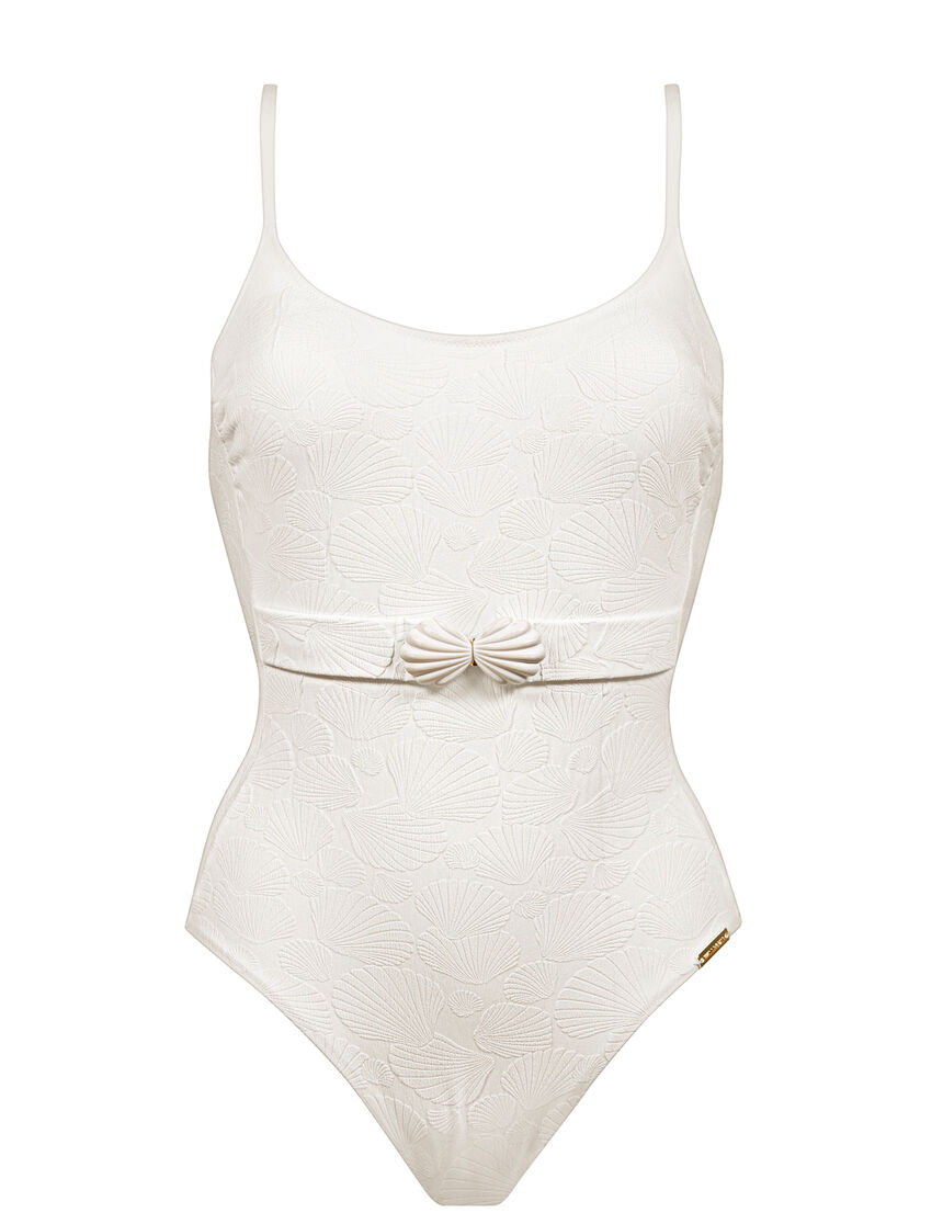 swimsuit - 056 - white scallop