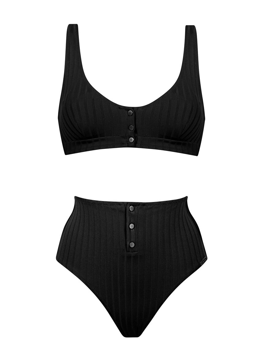 HENLEY RIB BRALETTE BIKINI