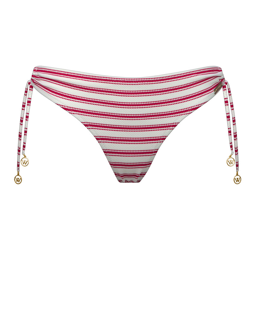 bikini slip - 066 - white-goji