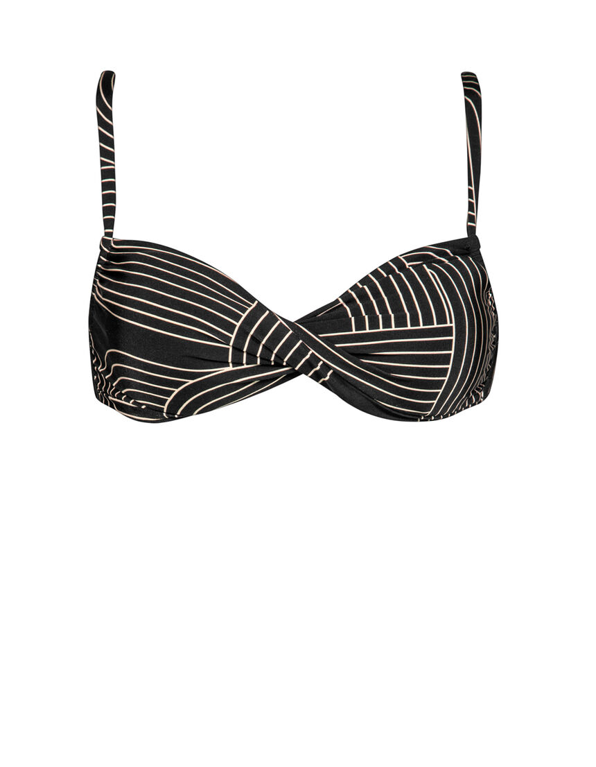 bikini top - 100 - black-tofu