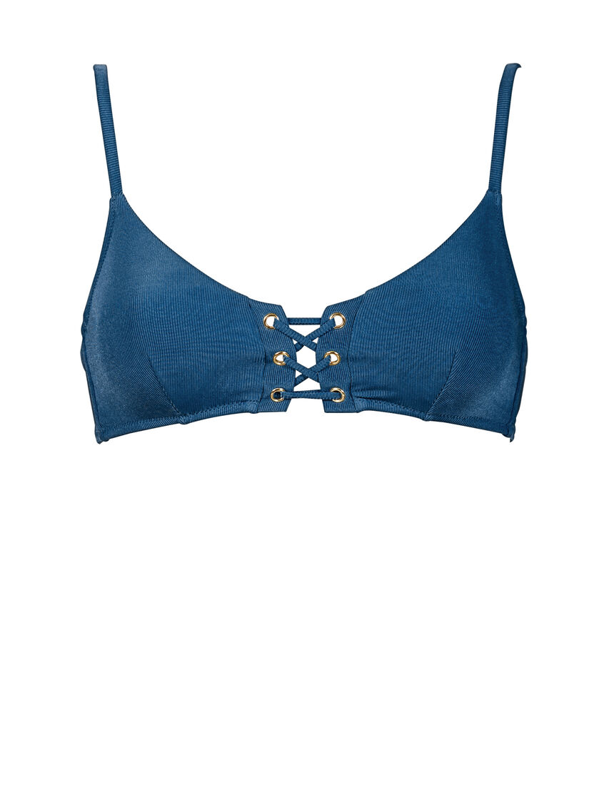 Summer Solids | Bralette bikini iop - indian ink