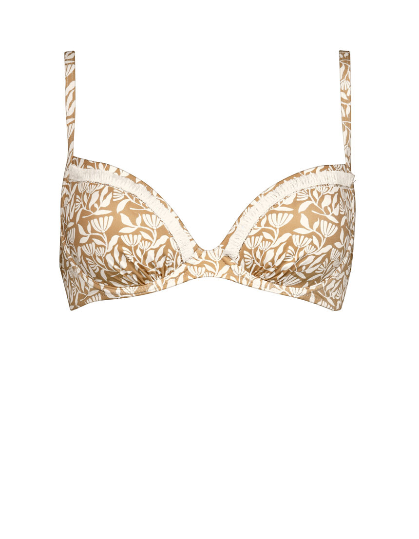 bikini top - 107 - sand-cotton