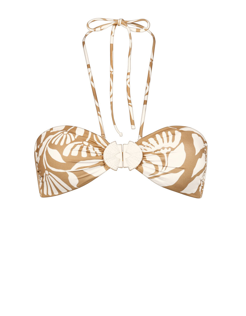 bikini top - 107 - sand-cotton