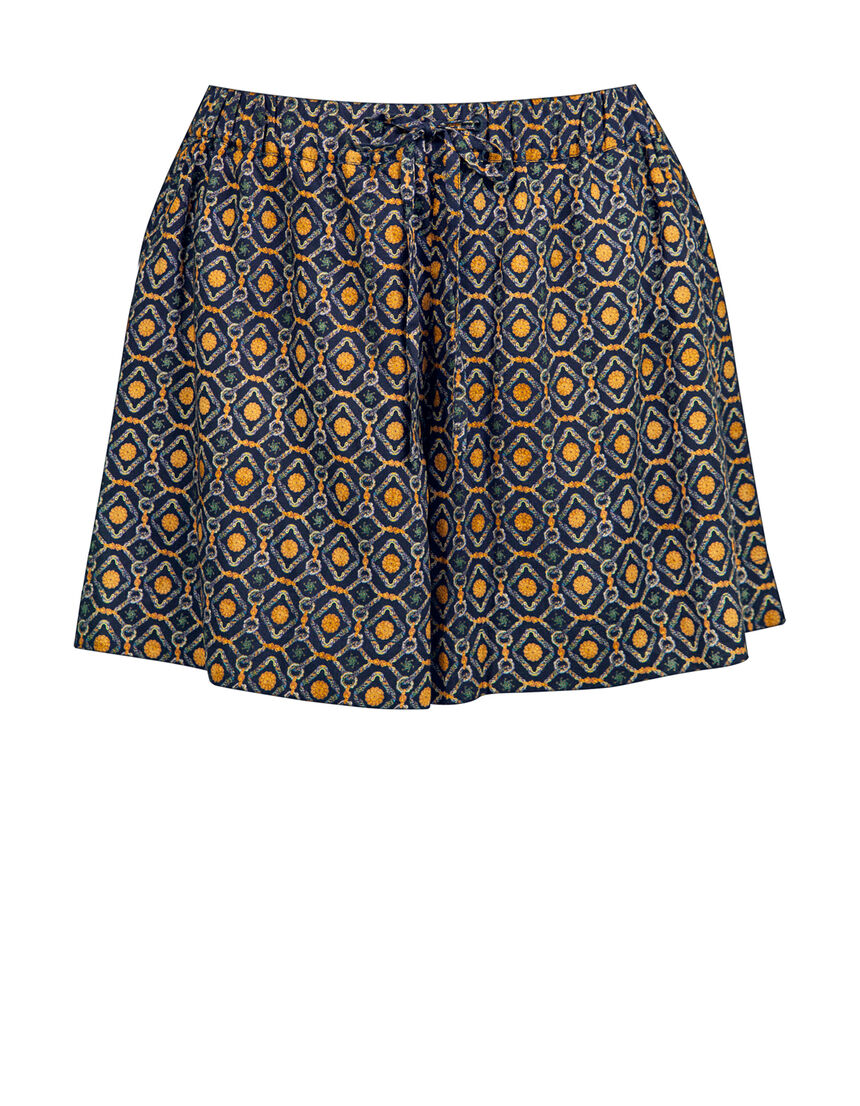 shorts - 111 - navy-amber
