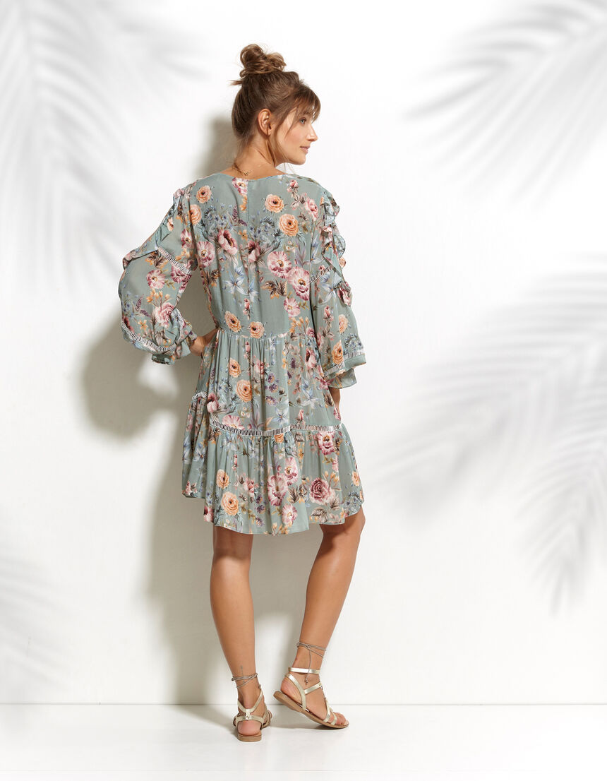 BOHO BLOSSOM TUNIC - 113 - vintage garden