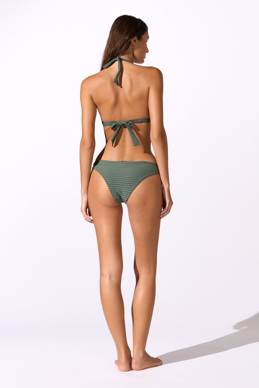 Essential Twist Halter Top - 151 - Muted Fern